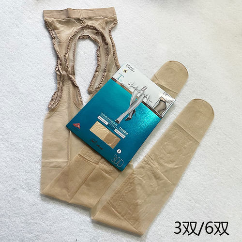 拉贝拉840夏季薄款四面镂空连袜
