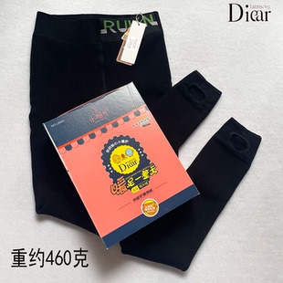 兰梦迪833秋冬加绒打底裤 460克棉面高腰一体牦牛绒显瘦踩脚女裤