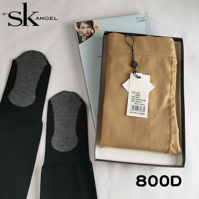sk8983春秋薄款连裤袜800d丝缎