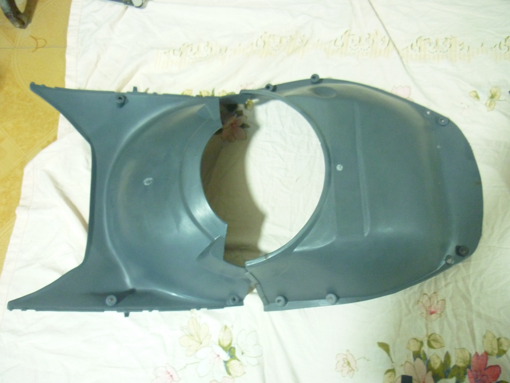 适合春风前挡泥板本田CN250大船CF150PP件外壳大绵羊艇王 中颖