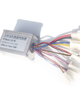有刷控制器12V24V36V小海豚迷你电动车礼品车有刷电机控制器改装