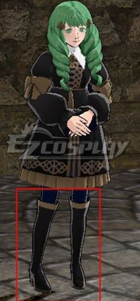 火焰纹章风花雪月 Flayn cosplay鞋 cos鞋来图定做