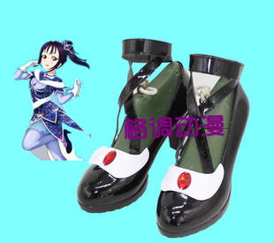 C7598lovelive第二季awaken the power 鹿角圣良 理亚打歌服鞋