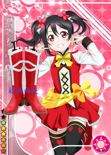 lovelive 剧场版 矢泽妮可cosplay鞋cos鞋来图定制B9015