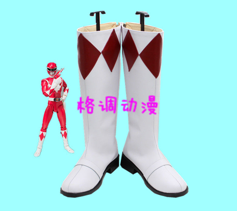 B3836恐龙战队 red ranger COSPLAY鞋 COS鞋动漫鞋