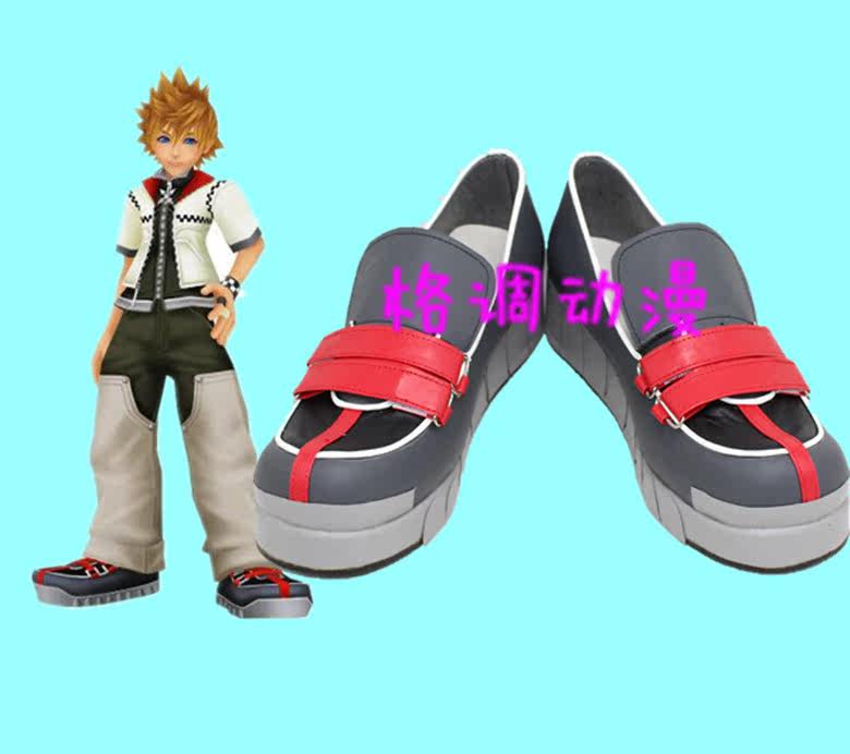C0164王国之心 洛克萨斯 COS鞋 COSPLAY鞋动漫鞋