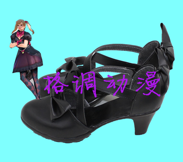 C8933守望COS先锋cos DVA宋哈娜cos 黑猫 露娜 cosplay鞋