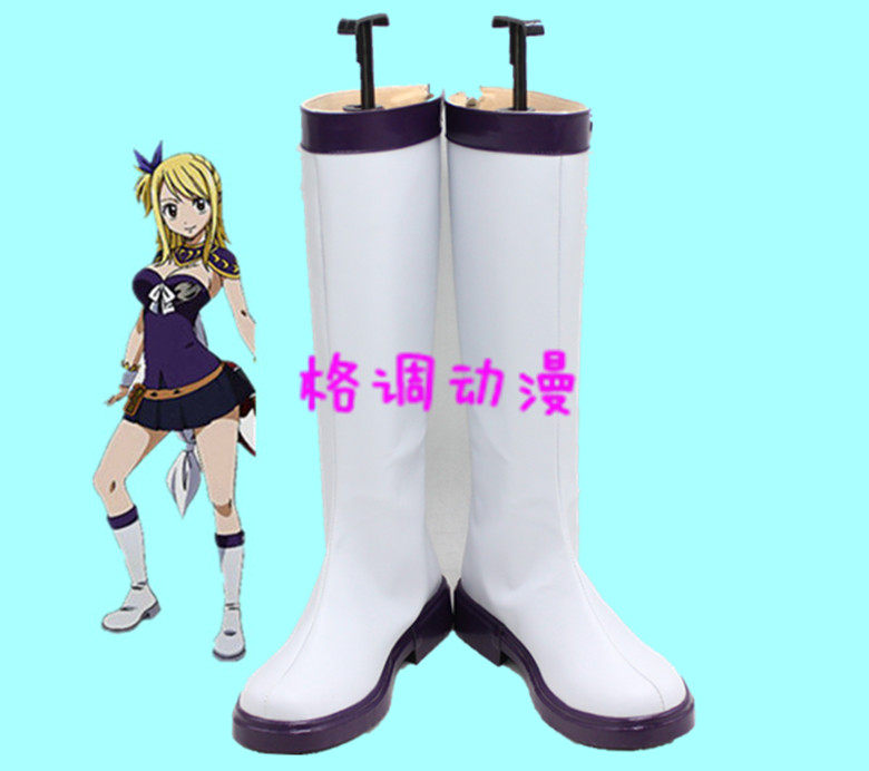 B9523妖精的尾巴 露西 COSPLAY鞋 COS鞋动漫鞋