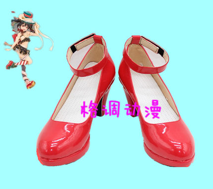 B8612 lovelive 万圣节nico妮可COS鞋COSPLAY鞋动漫鞋来图定制