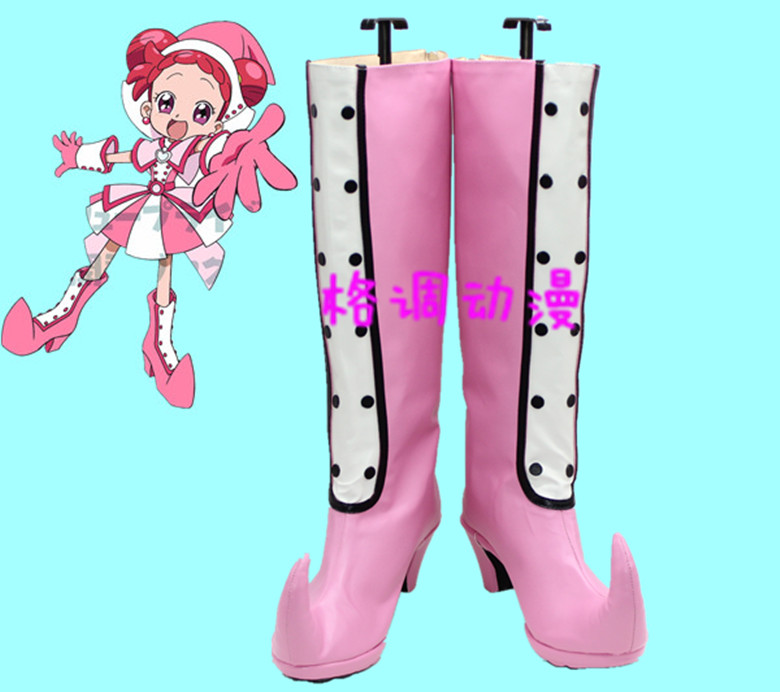 B4051  小魔女doremi cosplay鞋 COS鞋动漫鞋来图定做