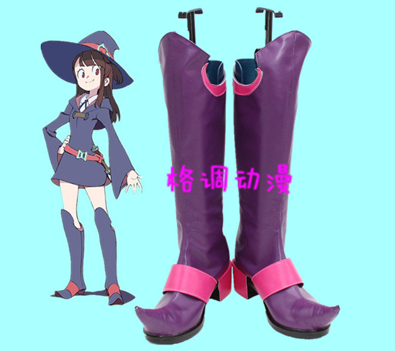 B8876 《小魔女学园》篝敦子 亚可 cosplay鞋 cos鞋动漫鞋