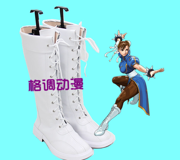 C7645街头霸王 春丽 COSPLAY鞋