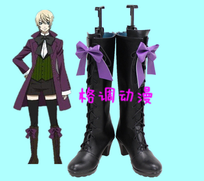 C0308黑执事 亚洛斯cos 鞋cosplay鞋动漫鞋