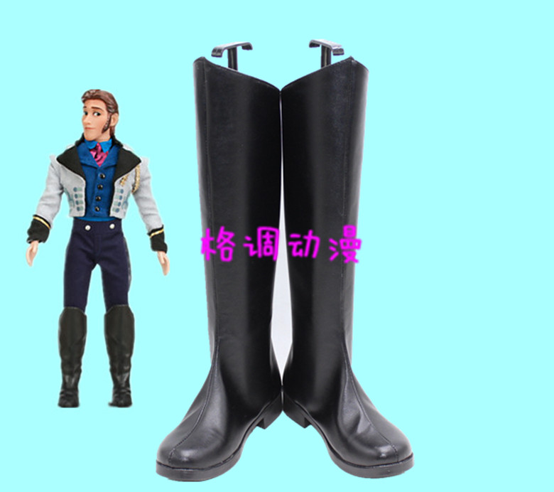 B9353冰雪奇缘汉斯王子COSPLAY鞋 COS鞋动漫鞋