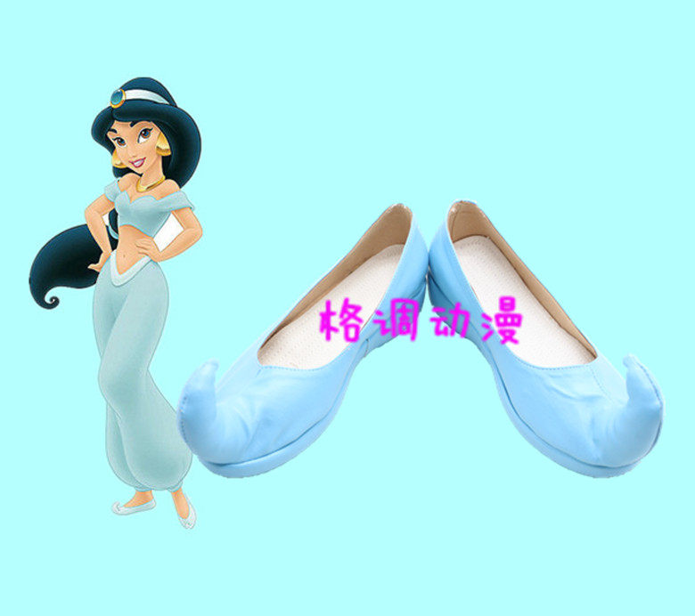 B5770神灯阿拉丁神灯 茉莉公主cosplay鞋子COS鞋 动漫鞋