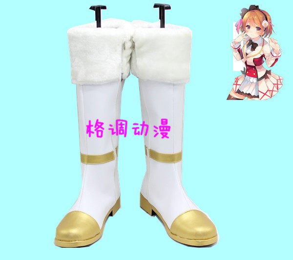 B8246 lovelive 小泉花阳 COS鞋动漫鞋cosplay鞋来图定制