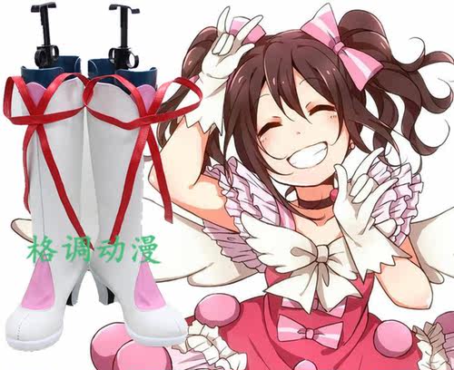 lovelive剧场版 妮可 COS鞋 COSPLAY鞋来图定制B8905