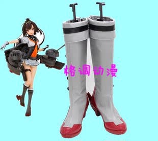 C0446舰队秋月 cosplay鞋 cos鞋动漫鞋来图定做