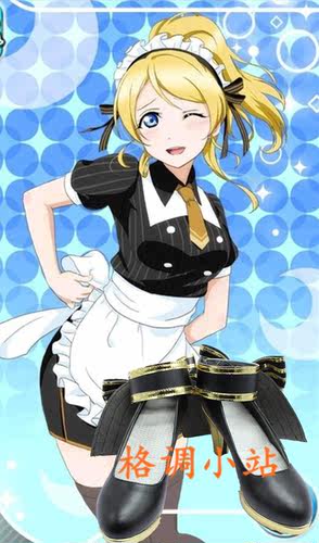 _B2597lovelive 绚濑绘里 女仆装cosplay鞋