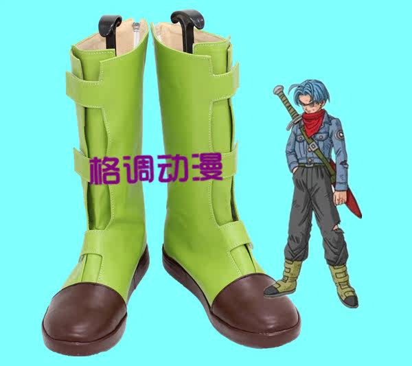 C7203龙珠超 特南克斯 cosplay鞋 cos鞋来图定做图片