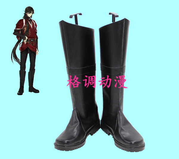 B5873刀剑乱舞 和泉守兼定 COSPLAY鞋 COS鞋动漫鞋来图定制