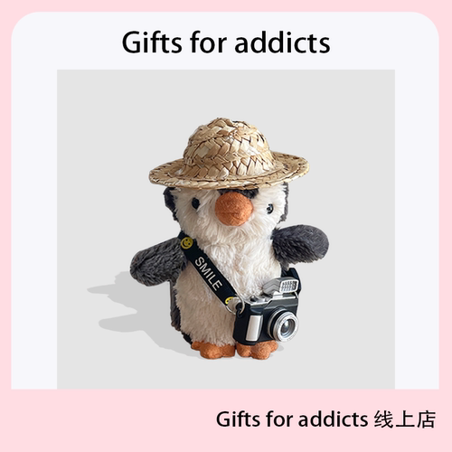 新款可爱花生企鹅钥匙扣背包挂件