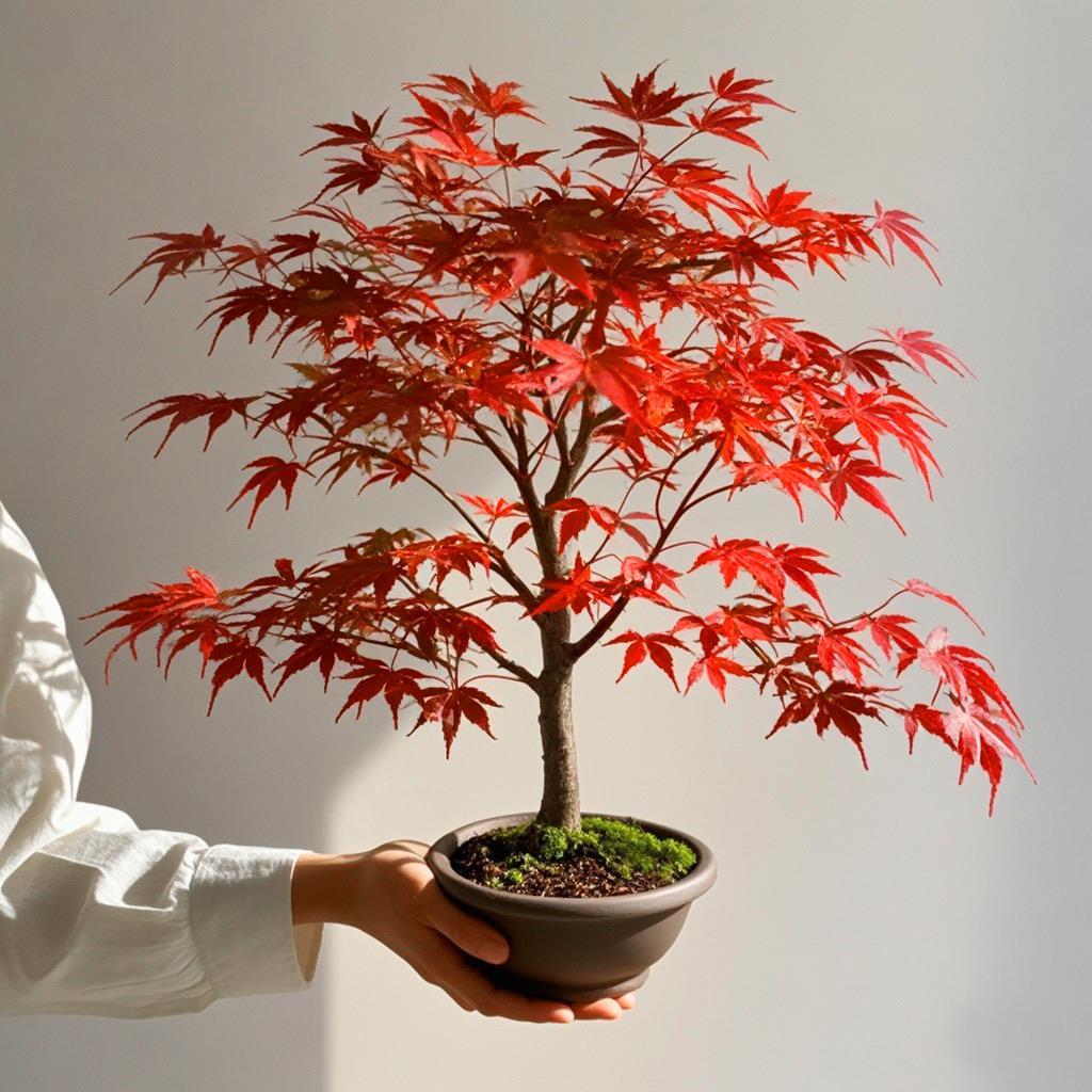 红枫树盆栽日本红舞姬老
