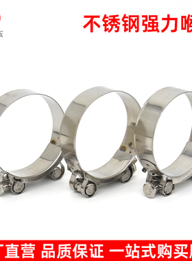 不锈钢强力喉箍卡箍欧式高压抱箍加厚管箍锁紧水管带油管卡子管夹