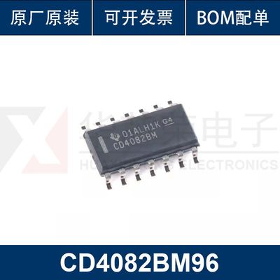 CD4082BM96  SOIC-14  双路4输入与门逻辑芯片 原装正品