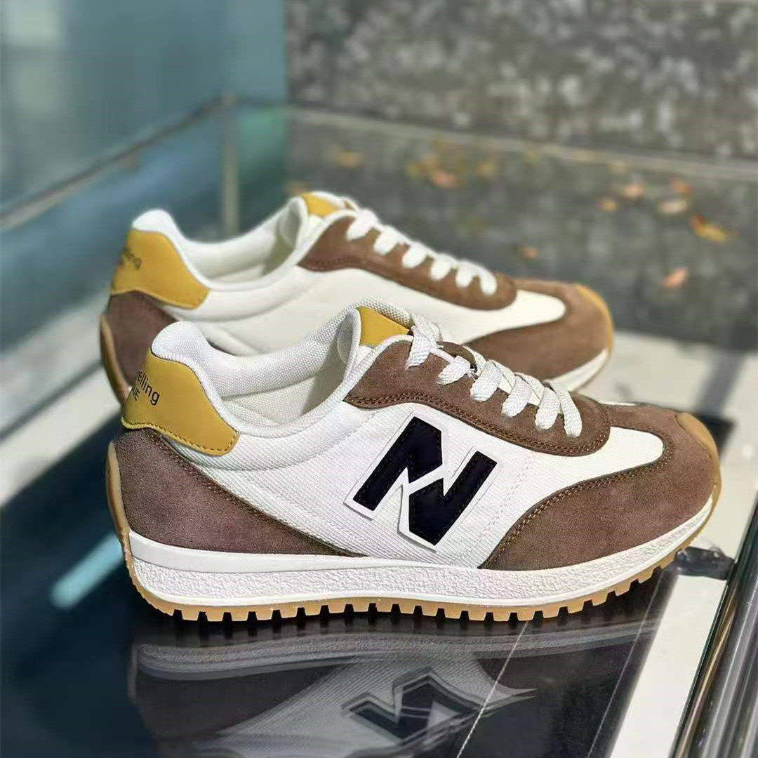 2026春季德训鞋男拼色低帮休闲鞋百搭轻便舒适耐磨运动鞋百搭复古,流行男鞋,德训鞋,淘宝优惠券,粉丝福利购,淘宝优惠卷