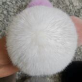 超大10CM兔尾巴毛球手工帽子上 饰品球球 毛球狐狸毛球配件别针装