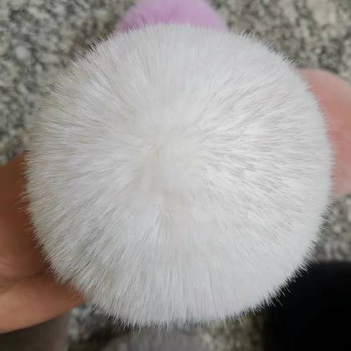 超大10CM兔尾巴毛球手工帽子上的毛球狐狸毛球配件别针装饰品球球