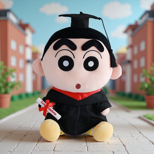 毕业学士服蜡笔小新玩具幼儿园