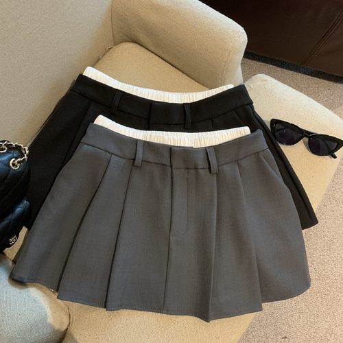 纯欲风松紧腰半身短裙优品质