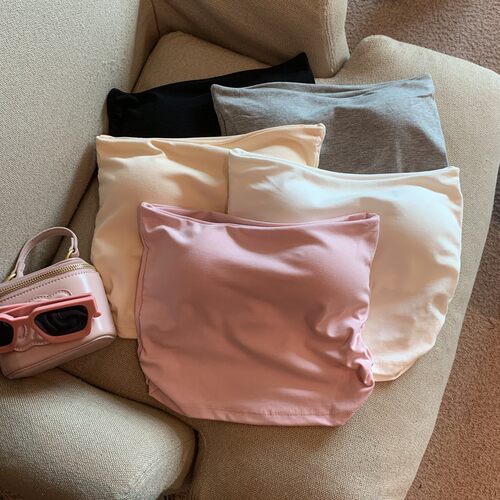 带胸垫纯欲风短背心优品质