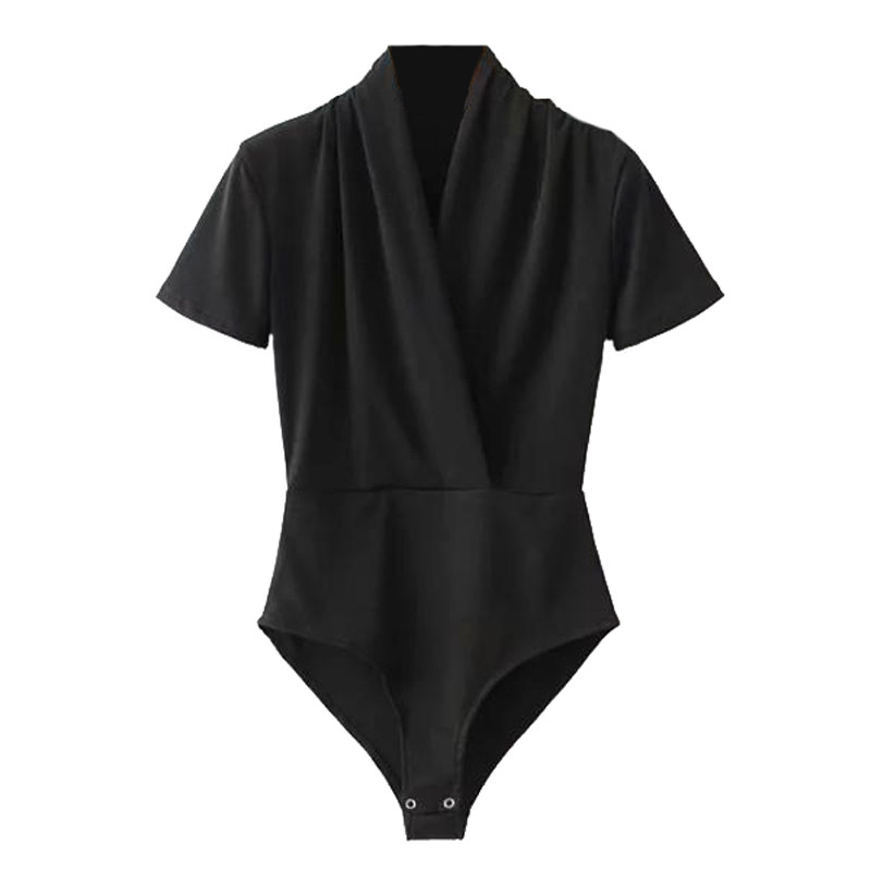 欧美弹力修身短袖连体T恤春夏连身新品V领高腰连臀连档打底女上衣,女装/女士精品,T恤,淘宝优惠券,粉丝福利购,淘宝优惠卷