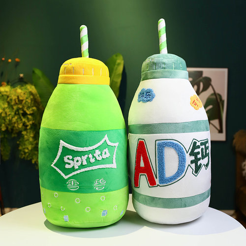 可口可乐雪碧抱枕肥宅快乐水靠垫