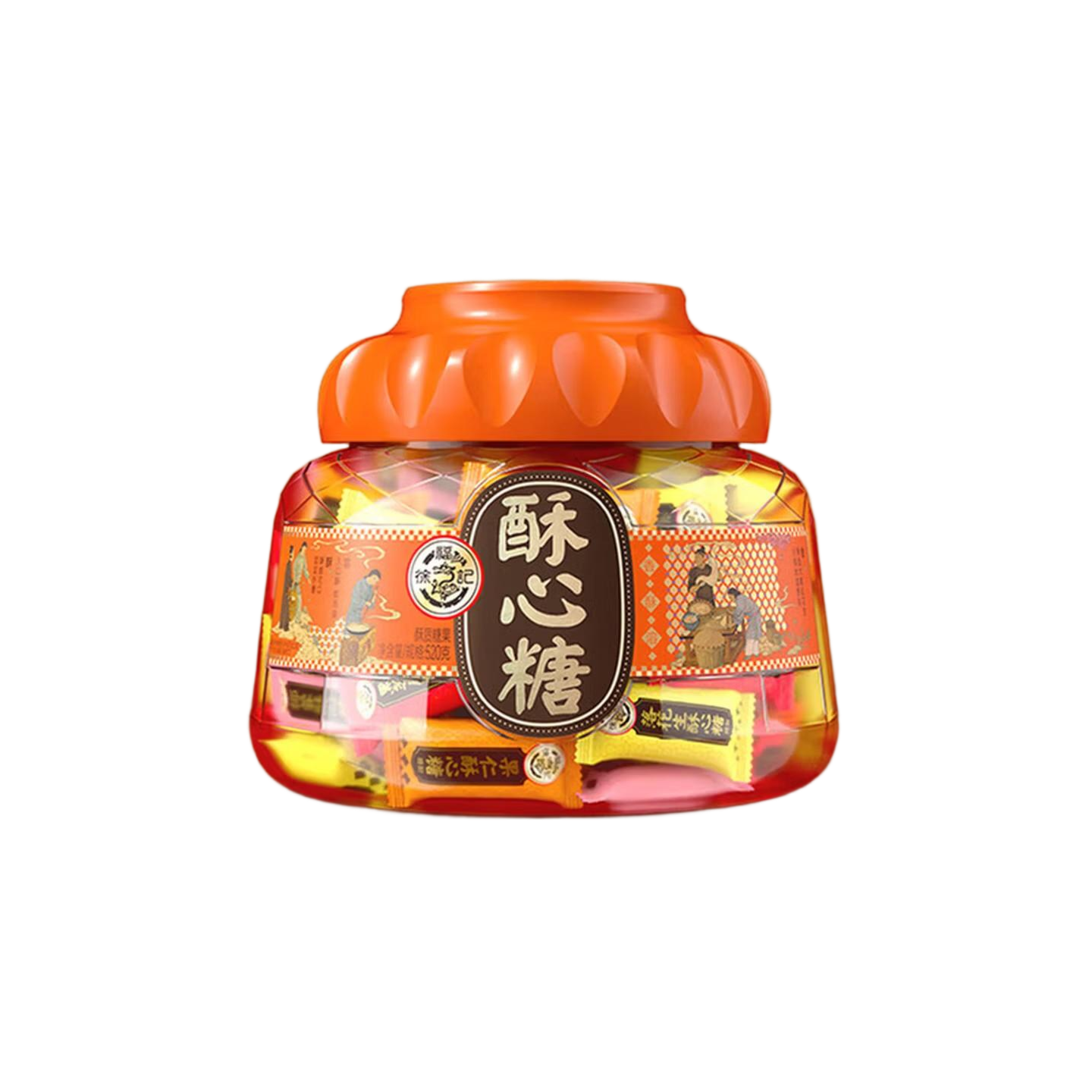 徐福记 酥心糖桶装橙色款 520g 混合口味,零食/坚果/特产,酥糖,淘宝优惠券,粉丝福利购,淘宝优惠卷