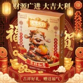 香港怡可缘大吉大利152g海盐香葱饼干节庆伴手礼物祝好运代餐零食