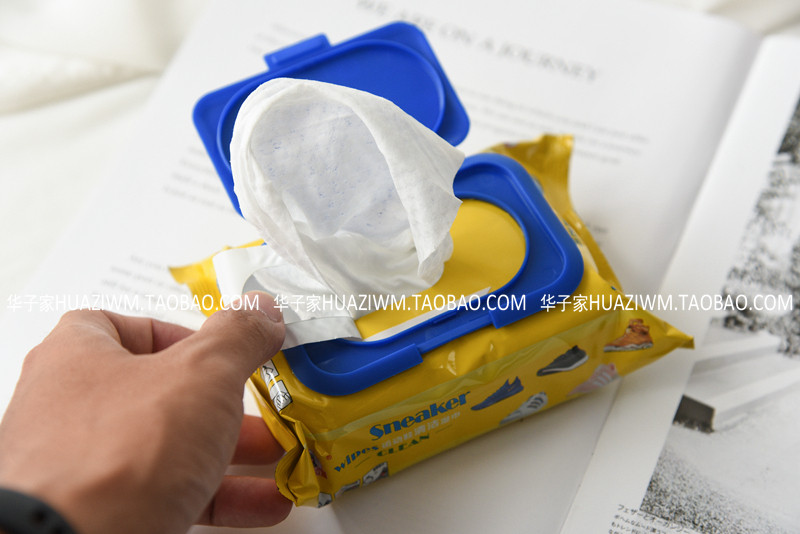 好东西一定要分享 快速去污运动鞋清洁湿巾一次性纸巾199