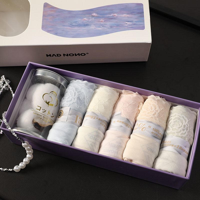 山茶花真丝桑蚕丝莫代尔无痕内裤