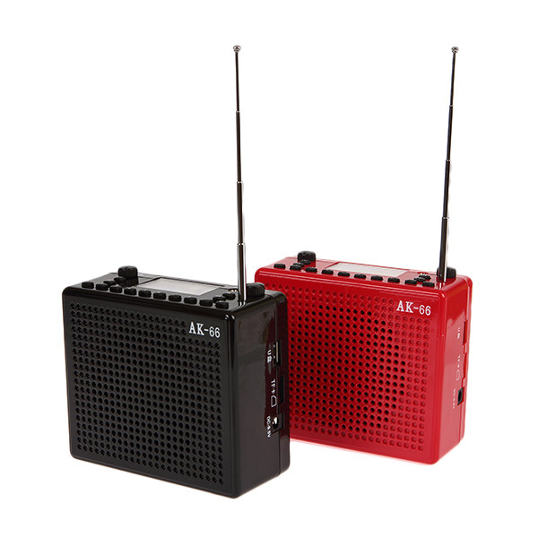 AKER/爱课AK66扩音器插卡音箱蓝牙教学小蜜蜂导游大功率唱戏娱乐