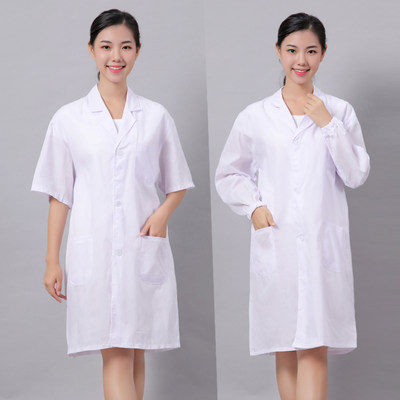 薄款透气夏季实验服白大褂工作服