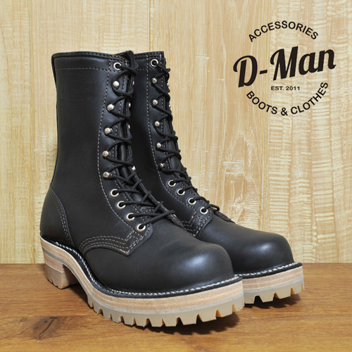 WESCO9109黑色油皮工装靴