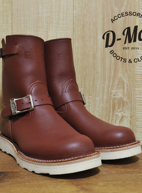 Wesco boots Boss 红木色白底 工程师款 工装靴/鞋型 ◆D-Man◆