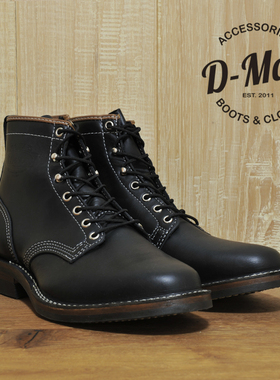 Wesco boots Hendrik 黑色domian皮1339楦 工装靴/鞋型 ◆D-Man◆