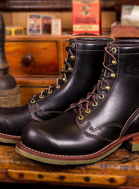 WESCO 官方100周年 Jobmaster 38RT 长脸 纪念版 马皮 工装靴/鞋