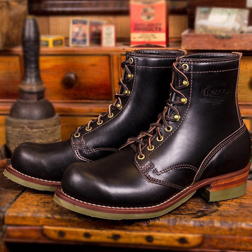 wesco马皮工装靴官方