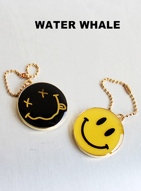 笑脸包包挂件 汽车钥匙扣 2色