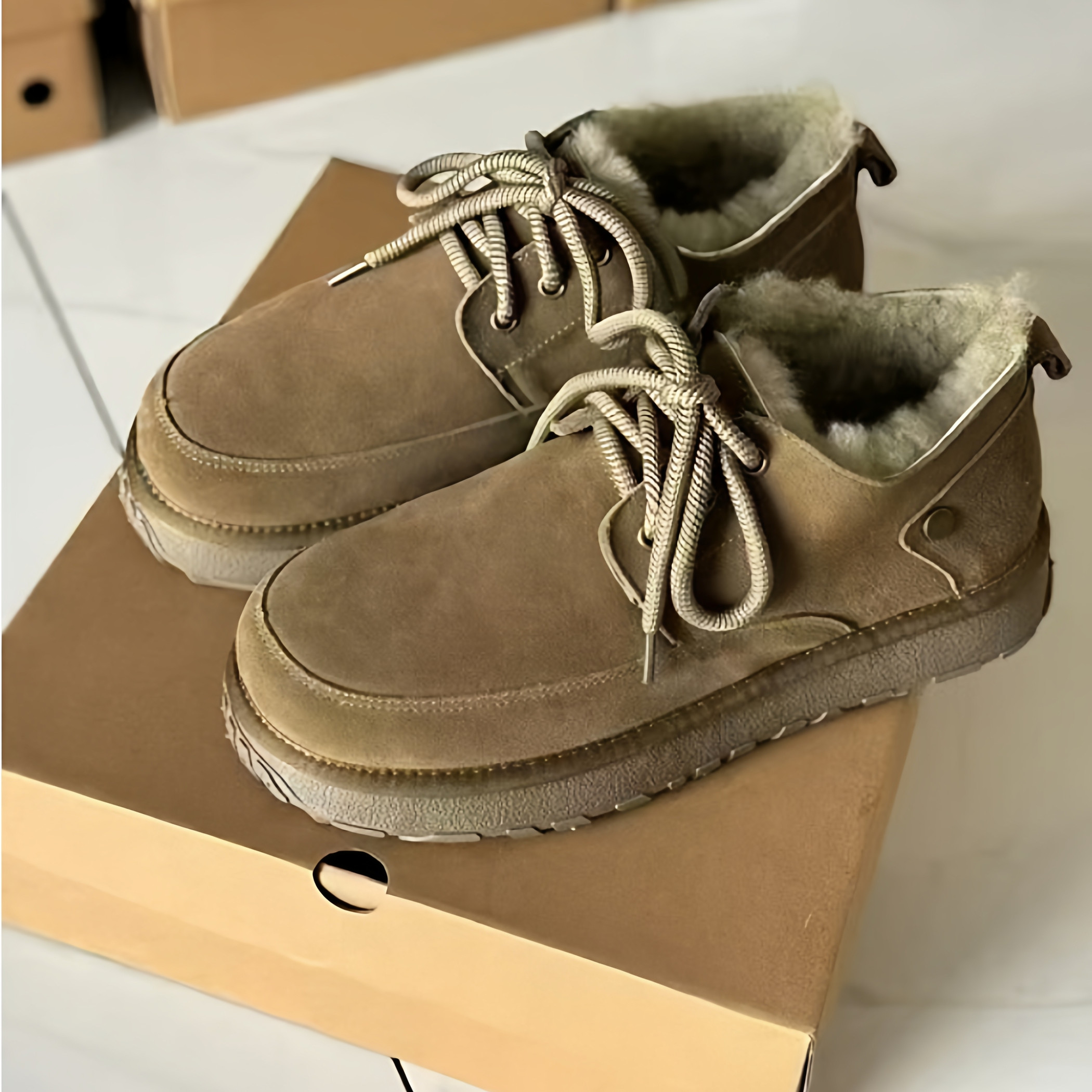 2025新款男东北加厚皮毛一体短靴